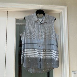Caslon sleeveless top NWT